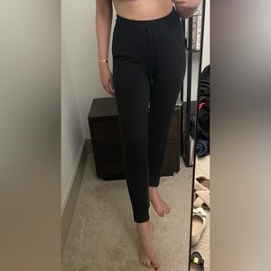 Black Lululemon Cotton Joggers